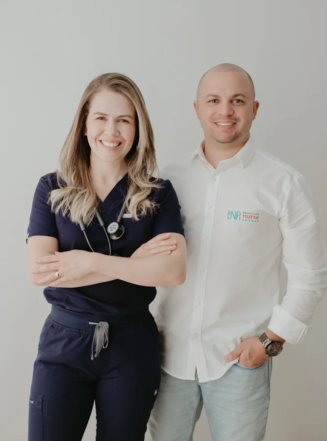 Thatiara e Jean, fundadores da BNA, em pé e confiantes